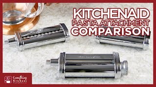 5-Piece Pasta Deluxe Attachment Set (Pasta Roller + Spaghetti, Fettuccine,  Capellini, & Lasagnette Cutter), KitchenAid