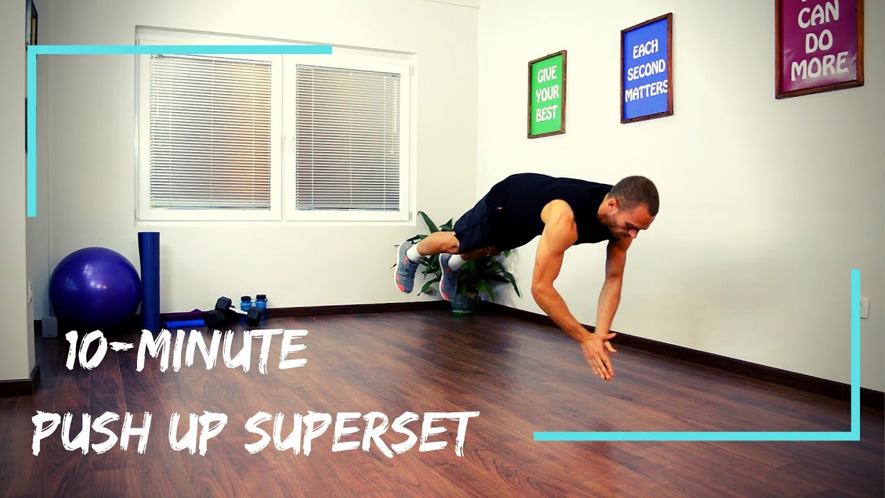 At Home Chest Workout [Bodyweight & Intense] YouTube