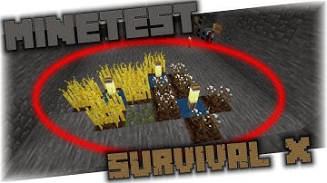 Minetest - Survival X - getting seeds and farm underground