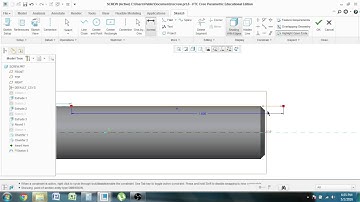 Helical Sweep Tutorial of Screw: Part 1