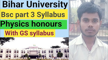 Bsc part 3 physics syllabus || Bihar University part 3 physics honours syllabus exam 2023 vvi quest