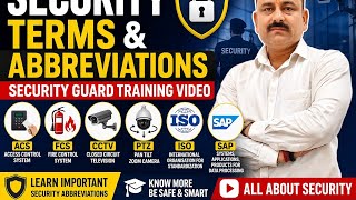 Security Terms & Abbreviations | Security Guard Training Video