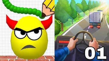 Draw To Smash vs Vehicle Masters : All Level Gameplay Walkthrough Android.iOs P1