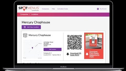 Create & Manage Contactless QR Code Menus with SpotMenus Digital Menu Platform