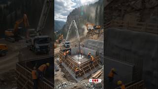 Building a Secret Luxury Bunker Inside a Mountain #construction #luxury #bunker