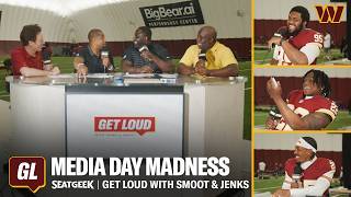 📸 All Smiles On Media Day With Johnny Newton, Bill Croskey-Merritt, And More | Get Loud | Commanders
