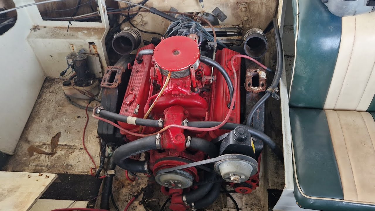 Volvo Penta AQ271C 350CID YouTube