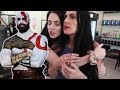 I Body Painted Bradley Martyn as GOD OF WAR for 4 HOURS!!!