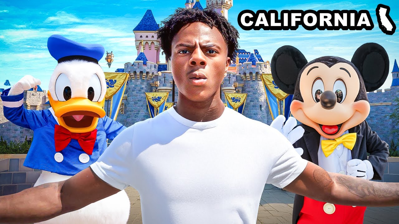 iShowSpeed ​​посещает Диснейленд!