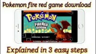 How to Download Pokemon Fire Red GBA Step by step screenshot 1