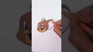 Easy jerry drawing | Tom & Jerry shorts shortsvideo youtubeshorts tomandjerry drawing