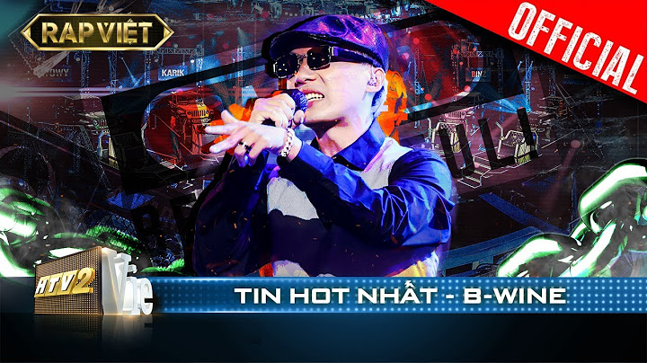 B-Wine gây chấn động khi đưa Tin Hot Nhất lên sân khấu | Rap Việt - Mùa 2 [Live Stage]