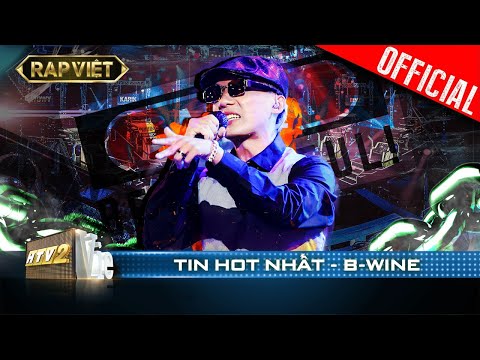 B-Wine gây chấn động khi đưa Tin Hot Nhất lên sân khấu | Rap Việt - Mùa 2 [Live Stage]