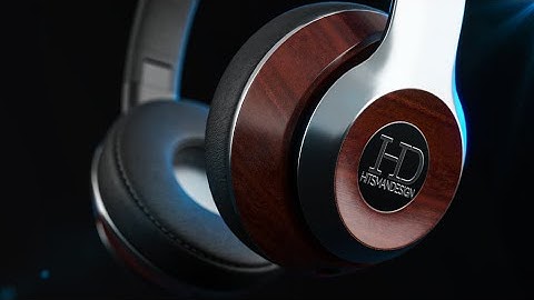 Hitsman Design Headphones 3D Product Visualization