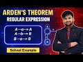 Conversion of Finite Automata to Regular Expression in TOC | Arden's Theorem | short tricks 🔥P-5