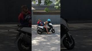 Motorcycle prank