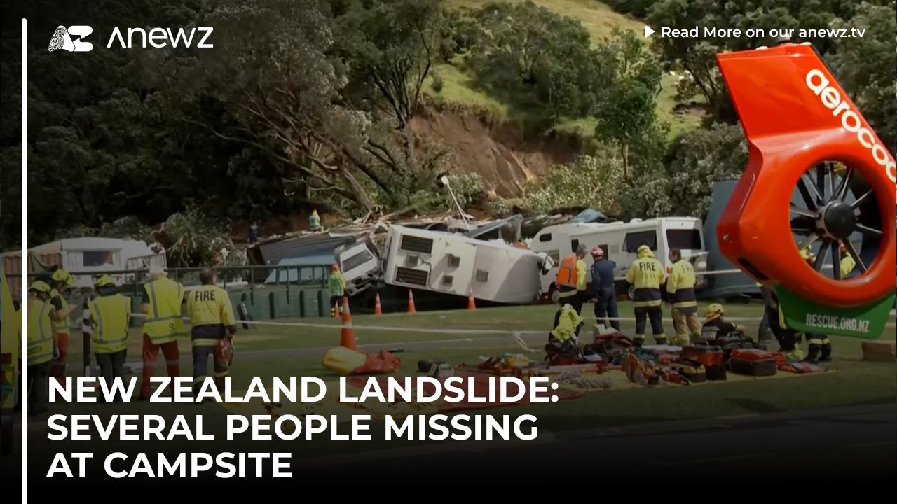 New Zealand landslide: Several people missing at campsite