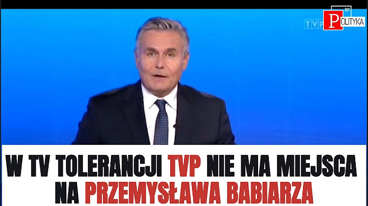 Oficjalne wyrzucenie Przemysława Babiarza z TVP