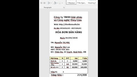 In hóa đơn bán hàng từ file word excel qua máy in hóa đơn nhiệt