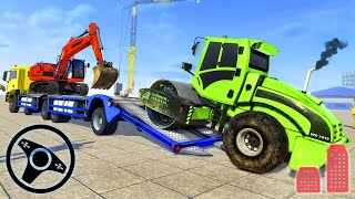 Mega Excavator Construction Vehicles Driving - Dump Truck Transport Parking | Android Gameplay screenshot 4