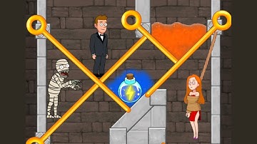 Amazing Puzzle Spy New Gameplay Save Her ♡ Pull The Pin Game