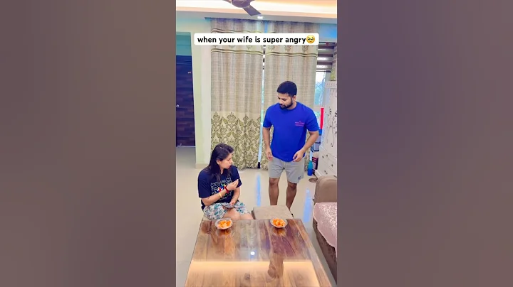 When your wife is super angry 😂 #shorts
