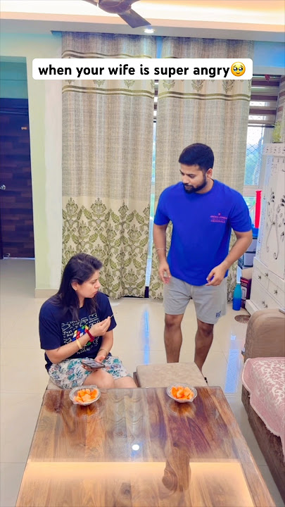 When your wife is super angry 😂 #shorts