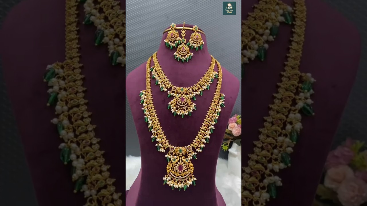 ✨ Stunning Temple Jewellery Set | Order on WhatsApp 💛 