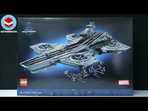 LEGO Marvel Avengers 76354 S.H.I.E.L.D. Helicarrier - LEGO Speed Build Review