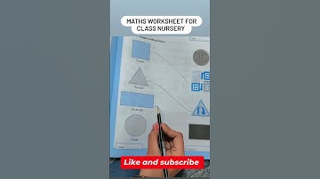 maths worksheet for class nursery. #study #easylearning #learnnursery #kidseducatio #education #math