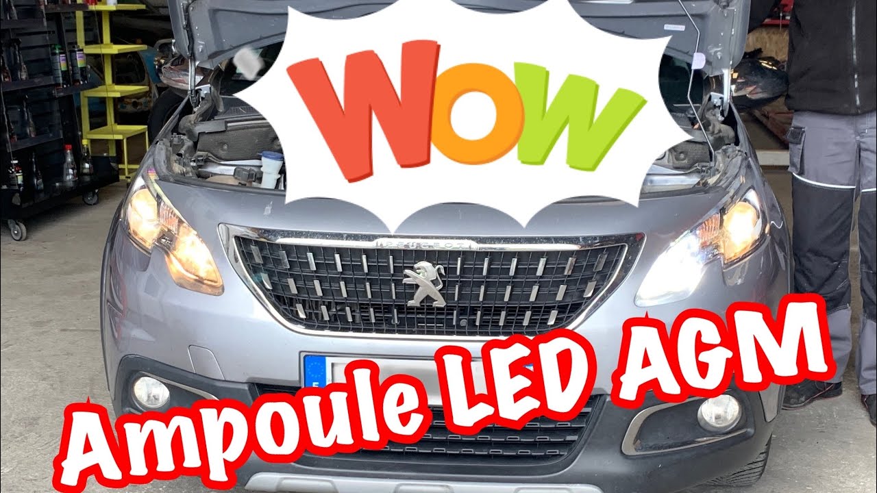 Ampoules LED AGM sur 2008 Peugeot , C'EST IMPRESSIONNANT