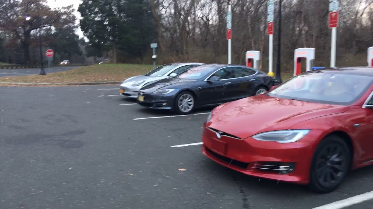 Tesla Supercharger Greenwich CT YouTube