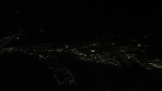 Flying over Oxnard at night