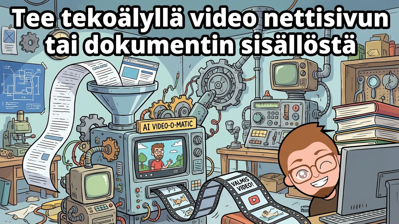 Tee tekoälyllä video nettisivun tai dokumentin sisällöstä