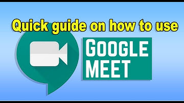 Quick guide how to use Google Meet (Quick tutorial)