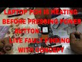 PCH is Heating Before Pressing Power Button- Why??? - Live Fault Finding