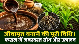 जीवामृत बनाने की पूरी विधि | फसल में जबरदस्त ग्रोथ और उत्पादन | Jeevamrit benifits