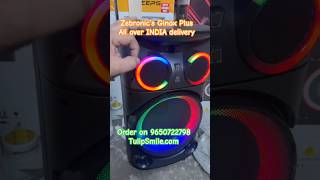 Zebronics Ginox Plus 160w karaoke Bluetooth trolley speaker #zebronics #karaoke #zebronics #bass #bt