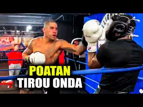 ALEX POATAN SHOWED OUT AGAINST PROFESSIONAL BOXER IN SPARRING BEFORE FIGHT WITH CIRYL GANE at UFC...