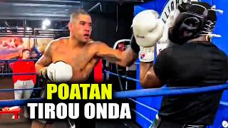 ALEX POATAN TIROU ONDA de BOXEADOR PROFISSIONAL em SPARRING antes DA LUTA COM CIRYL GANE no UFC 250