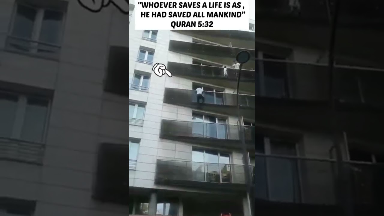 Man Risk His Life to Save A Child.