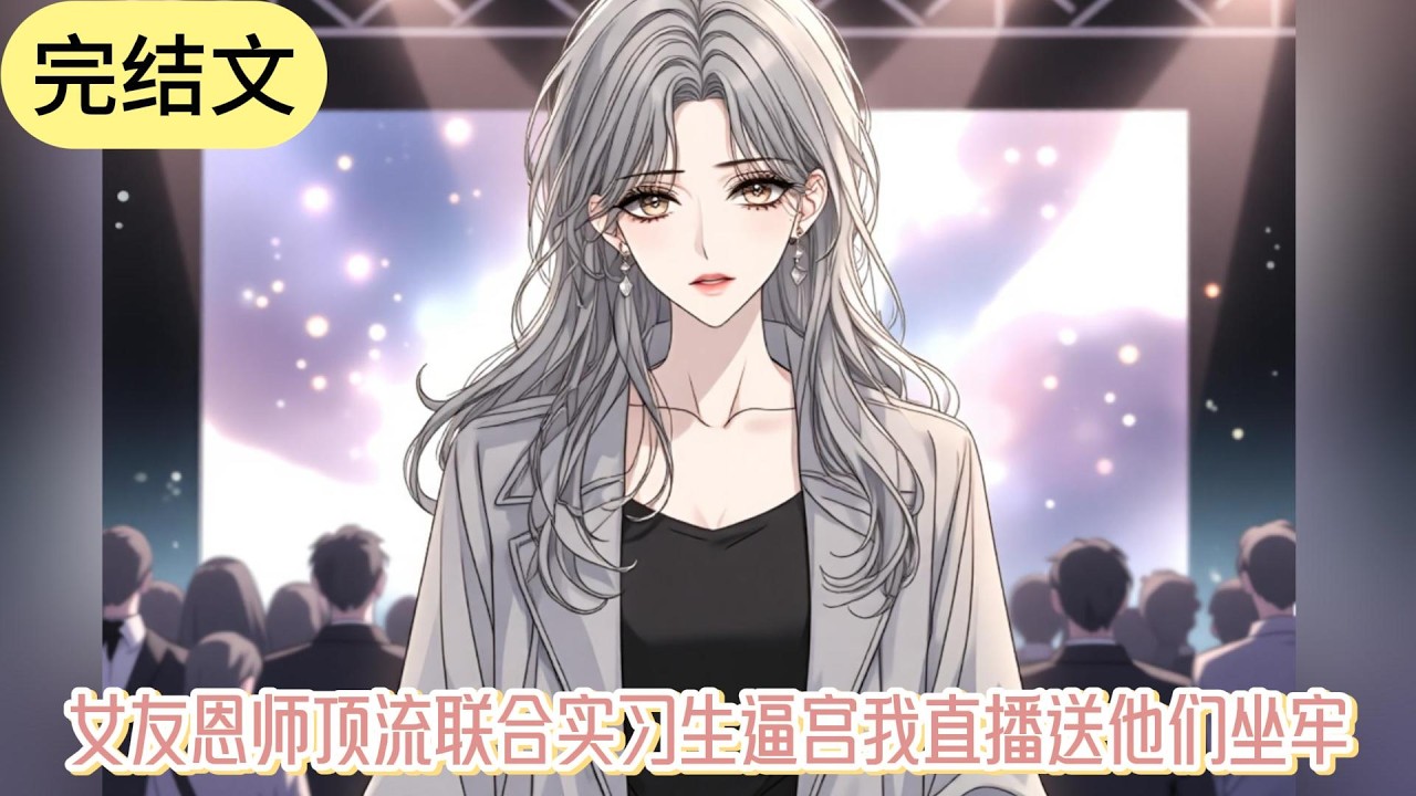 已完结《女友恩师顶流联合实习生逼宫我直播送他们坐牢》那一刻，我看着他们三个我生命中最重要的三个女人，异口同声地，为了一个认识不到两个月的男人，指责我。我的心，在那一刻就已经死了#小说 #故事#文荒推荐