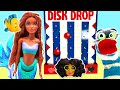 Fizzy Plays Little Mermaid Ariel And Encanto Mirabel Disk Drop Game | Fun Videos For Kids
