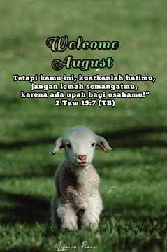 Story Wa Rohani Kristen Welcome Agustus // Story Wa Rohani Selamat Datang Agustus // Story Wa Rohani