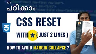 Part 14 | CSS Reset & Margin Collapse  : The Basics | CSS Tutorial For Beginners | Web Diary
