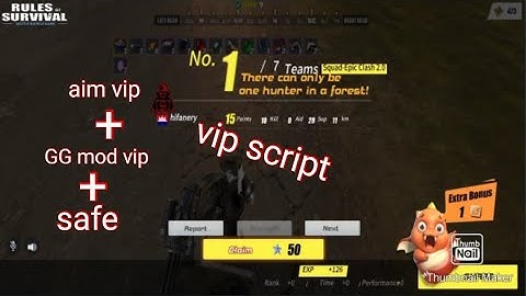 welcome to my new script + GG mod safe no banned 3day😱