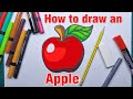 How to Draw a Red Apple