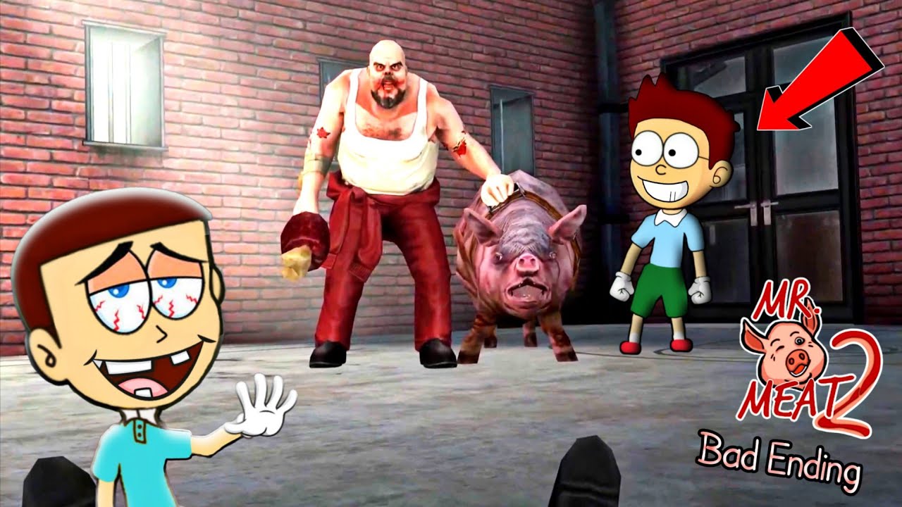 Mr Meat 2 - Two Bad Ending | Shiva and Kanzo Gameplay