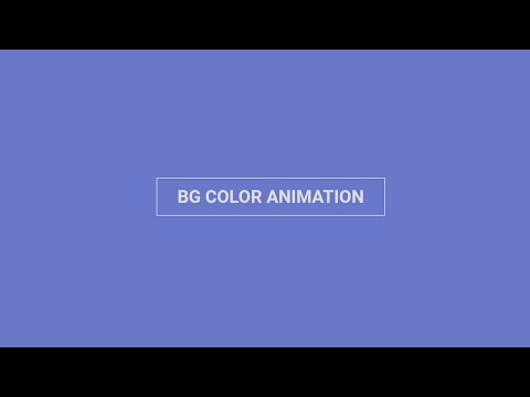 Pure CSS Background Color Change Animation