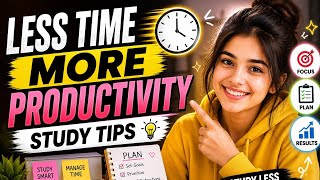 How to study with 100% concentration..Less time more productivity 